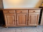 Buffet en bois massif - 3 portes et 3 tiroirs - rural, Avec tablette(s), Enlèvement, Utilisé, Pin