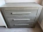 Ledikant verstelbare lattenbodem, commode 3 lades, wandplank, Kinderen en Baby's, Ophalen, Gebruikt, Commode