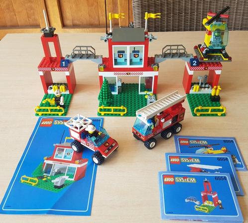 Lego 6554 Blaze Brigade ( 1997 ) Vintage Brandweer Kazerne, Kinderen en Baby's, Speelgoed | Duplo en Lego, Lego, Complete set