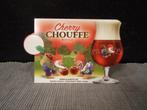 Br.d'Achouffe : Cherry Chouffe rouge tafelreclame in pvc, Verzamelen, Nieuw, Reclamebord, Plaat of Schild, Duvel, Ophalen of Verzenden