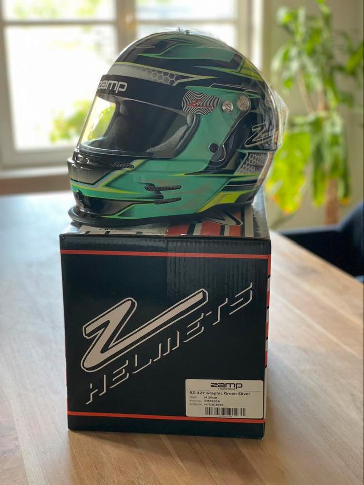 Kart helm junior Zamp RZ-42Y M56 Junior kids, Motoren, Kleding | Motorhelmen, Kinderen, Overige typen, M, Overige merken, Nieuw zonder kaartje