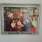 EXTRA PILS PIEDBOEUF-reclame, Verzamelen, Ophalen of Verzenden, Gebruikt, Reclamebord, Plaat of Schild, Jupiler