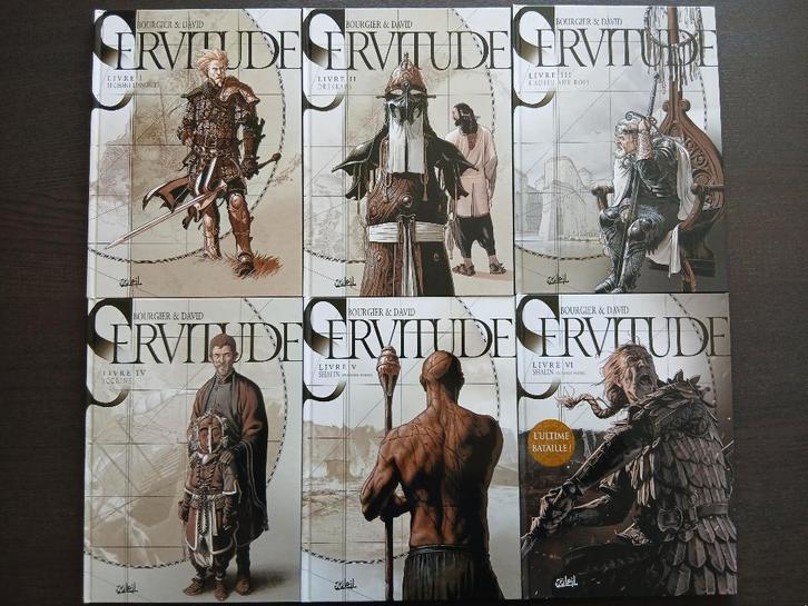 BD SERIE COMPLETE SERVITUDE (6 TOMES), Boeken, Stripverhalen, Gelezen, Complete serie of reeks, Ophalen of Verzenden