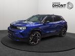 Opel Mokka Ultimate - 1.2 MHEV - Automaat - 145PK, Auto's, 1199 cc, Blauw, Leder en Stof, Bedrijf