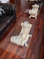 Lot de 2 tables basses, Enlèvement, Utilisé, Autres matériaux, Antique chic/luxe