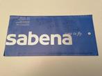 Sabena Sobelair Ticket Vol Coupon #03-082.2450809980, Utilisé, Enlèvement ou Envoi