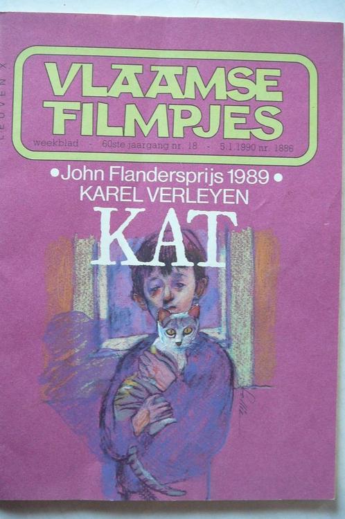 Vlaamse fimpjes Kat Karel Verleyen 60 ste jaargang nr 18 5.1, Livres, Livres pour enfants | Jeunesse | 10 à 12 ans, Comme neuf