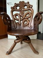 Afrikaanse bewerkte stoel, Antiek en Kunst, Ophalen