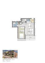 Appartement te koop in Houthulst, 1 slpk, 62 m², 1 kamers, Appartement