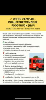 JOBAANBIEDING - CHAUFFEUR/ FOODTRUCKVERKOPER (M/V), Ophalen of Verzenden, Overige typen