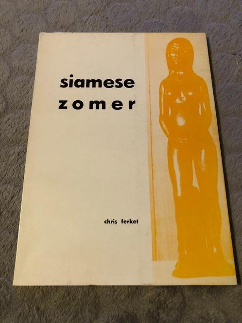Siamese zomer - Chris Ferket, Livres, Poèmes & Poésie, Comme neuf, Un auteur, Enlèvement ou Envoi