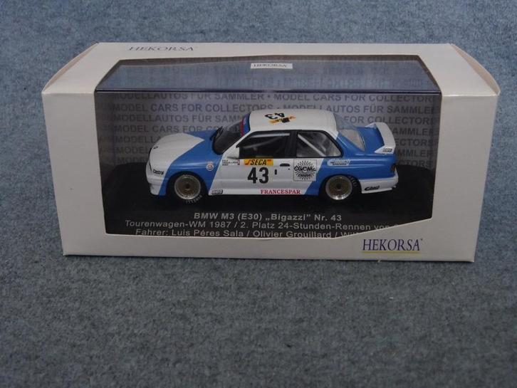 BMW E30 M3 WTCC 1987 24h Spa Francorchamps #43 Ixo 1:43 OVP, Hobby en Vrije tijd, Modelauto's | 1:43, Zo goed als nieuw, Auto