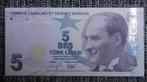Ticket 5 Lira Turkije 2009 (2022) UNC, Verzenden, Overige landen, Setje