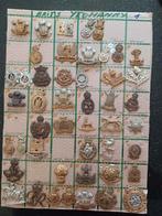 Britse WWII Yeomanry badges, Ophalen of Verzenden