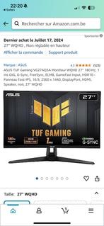 Écran ASUS TUF Gaming 27’´ WQHD (2K), Sport en Fitness, Darts, Ophalen, Zo goed als nieuw