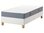 Lit sommier tapissier 90x200, Huis en Inrichting, Slaapkamer | Boxsprings, Ophalen, Gebruikt