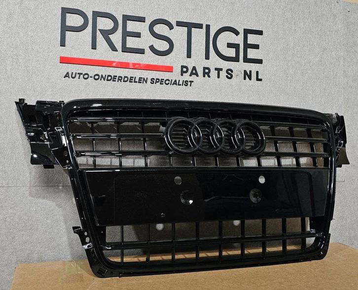 Grill AUDI A4 B8 8K Grille bj.2007-2012 HOOGLANS ZWART 8K0, Auto-onderdelen, Carrosserie, Bumper, Voor, Nieuw, Herkomst onderdeel bekend