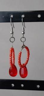 Oorringen handgemaakt, Handtassen en Accessoires, Oorbellen, Overige materialen, Hangers, Nieuw, Ophalen of Verzenden