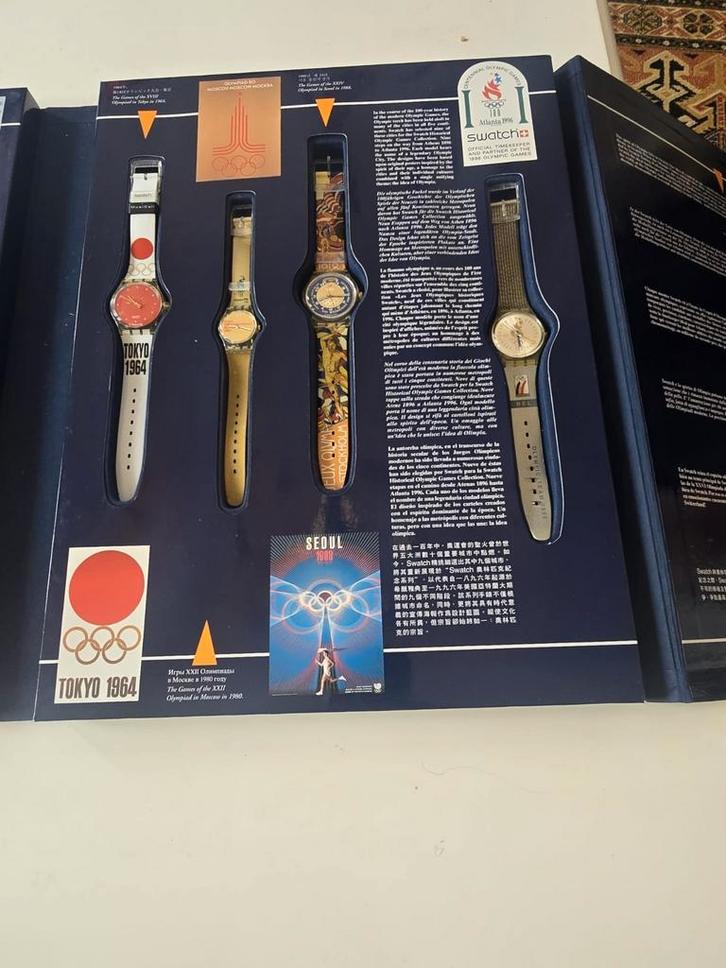 Olymische spelen horloges, Handtassen en Accessoires, Horloges | Antiek, Polshorloge, Overige merken, Overige materialen, 1960 of later