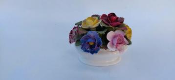 Aynsley - bloemen, Antiek en Kunst, Antiek | Keramiek en Aardewerk, Ophalen of Verzenden
