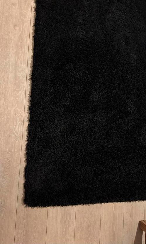 Hoogpolig vloerkleed Extra Groot!, Huis en Inrichting, Stoffering | Tapijten en Vloerkleden, Zo goed als nieuw, Zwart, Ophalen
