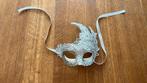 Venetiaans zilveren masker 20 cm, Ophalen of Verzenden, Zo goed als nieuw