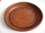 Geweven ronde mand, Ophalen of Verzenden, Zo goed als nieuw, Rond, Mand