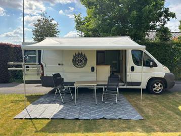 Peugeot Boxer camperbus te koop, Caravans en Kamperen, Mobilhomes, Overige merken, Diesel, Particulier, 5 tot 6 meter