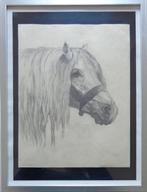 S.B. HAYWARD / WEARY PONY / ORIGINEEL WERK / 42x32cm KADER, Enlèvement ou Envoi