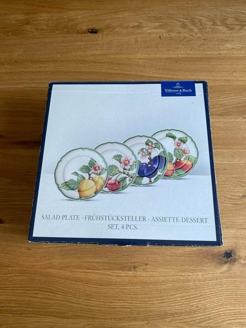 Set de 4 assiettes dessert  Villeroy Boch, Huis en Inrichting, Keuken | Servies, Nieuw, Bord(en), Porselein, Ophalen