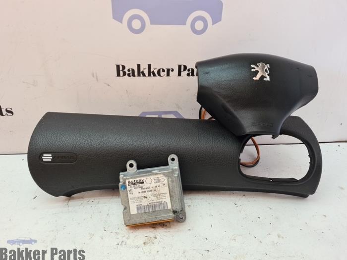 Kit + module airbag d'un Peugeot 206, Autos : Pièces & Accessoires, Électronique & Câbles, Utilisé, 3 mois de garantie