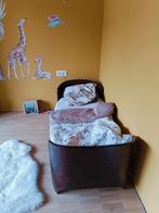 2 bedjes te koop: Leander baby en kinderbed, Ophalen, Gebruikt, Matras