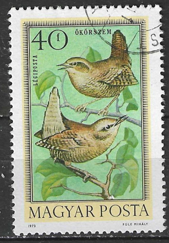 Hongarije 1973 - Yvert 360PA - Winterkoninkje - 40 fi. (ST), Postzegels en Munten, Postzegels | Europa | Hongarije, Verzenden