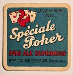Spéciale Poker sous-bock bierviltje bierdeckel coaster, Enlèvement ou Envoi, Sous-bock