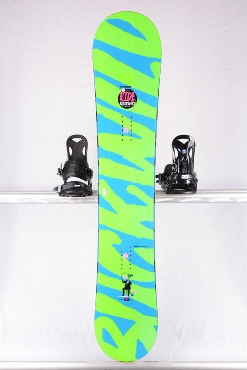 139, 142 cm snowboard RIDE BUCK WILD, BLUE/green, WOODCORE, Sport en Fitness, Snowboarden, Gebruikt, Board, Verzenden