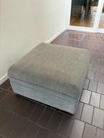 Ikea poef (stof - grijs), Huis en Inrichting, Zetels | Voetbanken en poefs, Ophalen, Gebruikt, Vierkant, 75 tot 100 cm