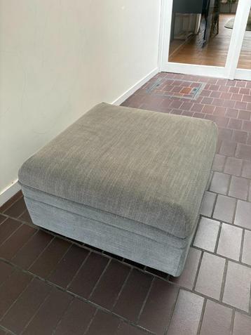 Ikea poef (stof - grijs) beschikbaar voor biedingen