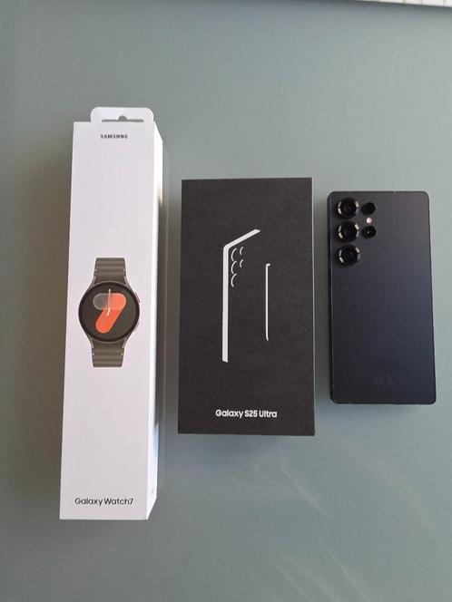 Samsung Galaxy S25 Ultra 512GB + Galaxy Watch 7, Telecommunicatie, Mobiele telefoons | Samsung, Zo goed als nieuw, Overige modellen