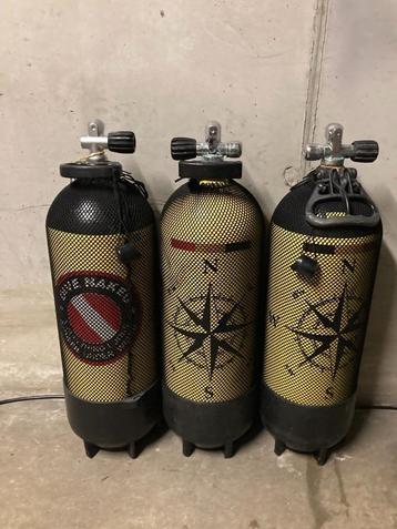 Duikfles 15 liter, Watersport en Boten, Duiken, Ophalen, Gebruikt, Duikfles