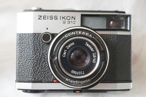 Zeiss Ikon Contessa S310 + Carl Zeiss 40 mm 2.8, Audio, Tv en Foto, Fotocamera's Analoog, Gebruikt, Compact, Overige Merken, Ophalen of Verzenden