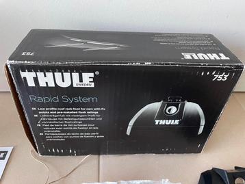 Set de pieds Thule 753 avec kit 3028, Enlèvement, Utilisé