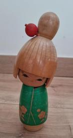 Lieve Kokeshi van Sugai Sato, Antiek en Kunst, Kunst | Beelden en Houtsnijwerken, Verzenden