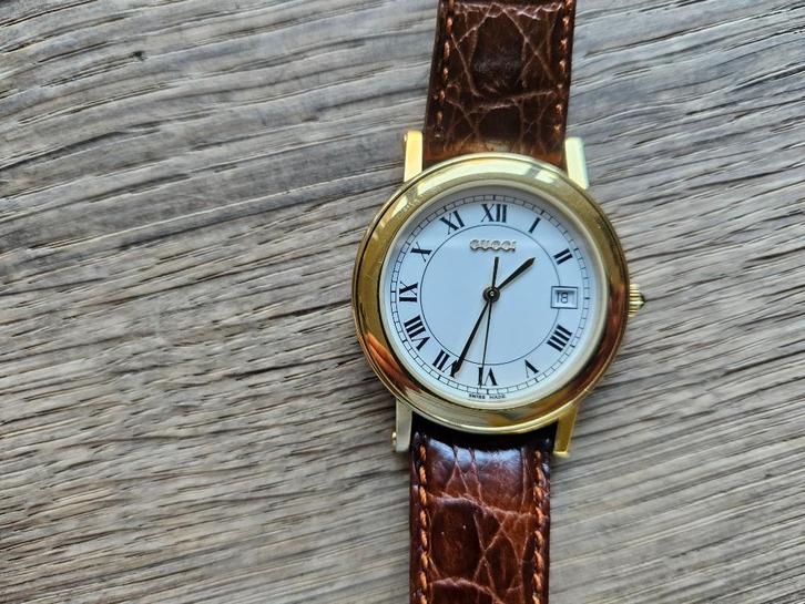 Kerst Gucci 7200 original vintage uurwerk- unisex -near mint, Handtassen en Accessoires, Horloges | Antiek, Polshorloge, Overige merken