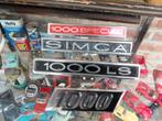 Simca 1000 logo embleem, Ophalen of Verzenden