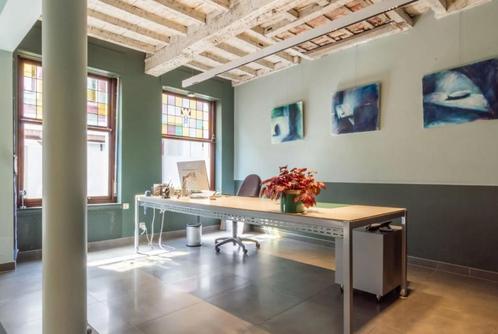Groot bureaumeubel, wit, design, strak, minimalistisch en la, Huis en Inrichting, Bureaus, Zo goed als nieuw, Bureau, Ophalen