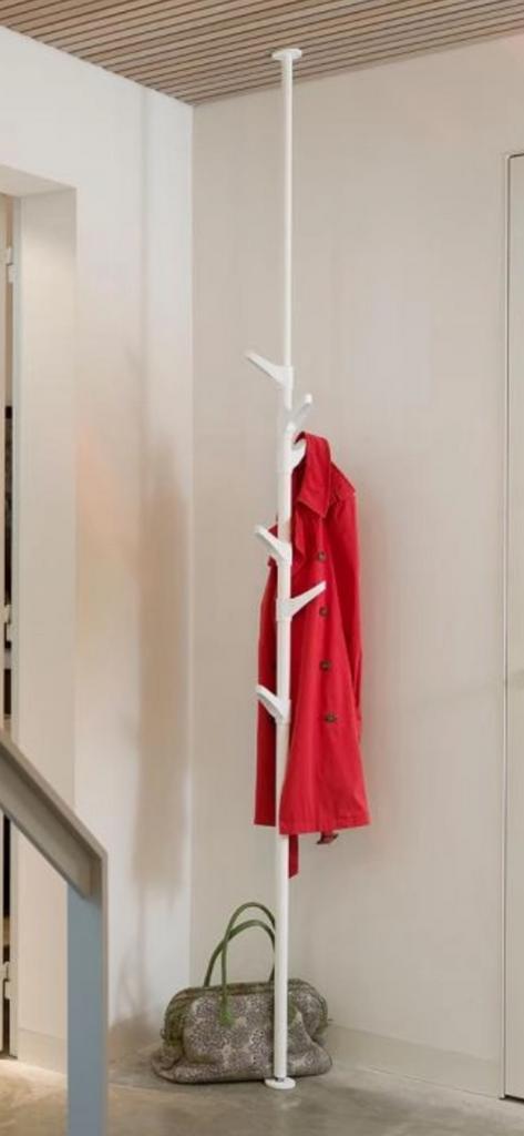 Kapstok Van Esch Slide wit, Maison & Meubles, Accessoires pour la Maison | Portemanteaux, Utilisé, Portemanteau sur pied, Métal