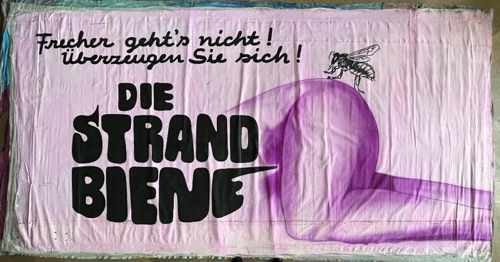 UNIEK!! oude filmdoeken, bioscoop reclame, filmposter, Antiek en Kunst, Curiosa en Brocante, Ophalen of Verzenden