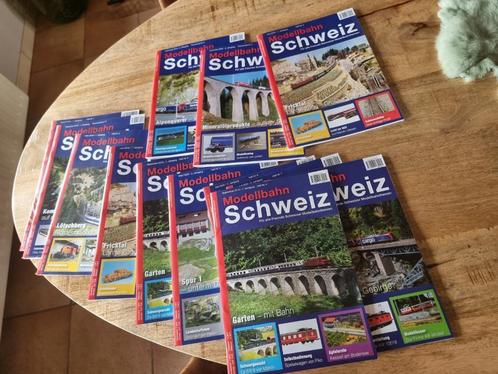 Modelbahn Schweiz van nr 1 t.e.m.9 + themen heft, Hobby en Vrije tijd, Modeltreinen | H0, Zo goed als nieuw, Boek, Tijdschrift of Catalogus