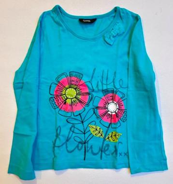 Blauw-groene longsleeve van George (4 - 5 jaar) beschikbaar voor biedingen