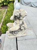 5 liggende betonnen engelen in groep verkocht, Tuin en Terras, Tuinbeelden, Ophalen, Zo goed als nieuw